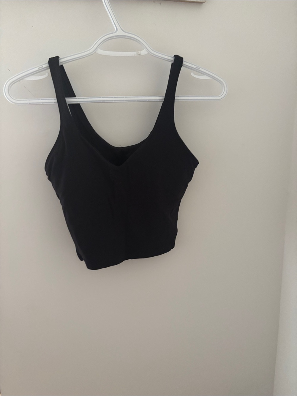 lululemon athletica Black V-Neck Camisole Crop